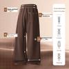 MINISO Men's Winter Lined Curved-Leg Casual Pants