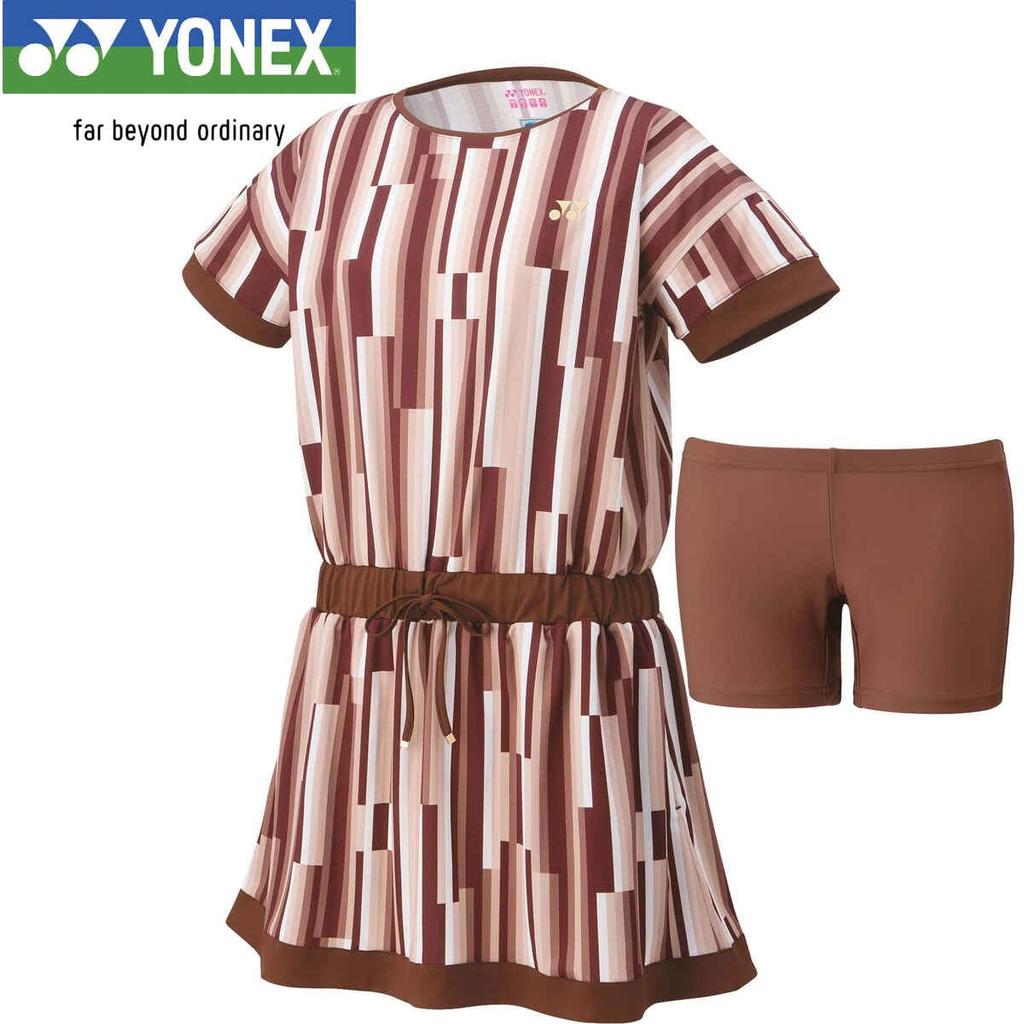 YONEX Dress Inner 20728 Brown S Women's One-Piece (with Spats) (015)