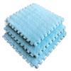 Washable Plush Patchwork Carpet: Cuttable Foam Floor Mat for Bedroom, Bedside, or Bay Window