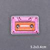 Purple Style Iron On Patch Thermoadhesive Patches For Clothes Anger Baby Girl Embroidery Patch For Hat/T-Shirt Fusible Sewing