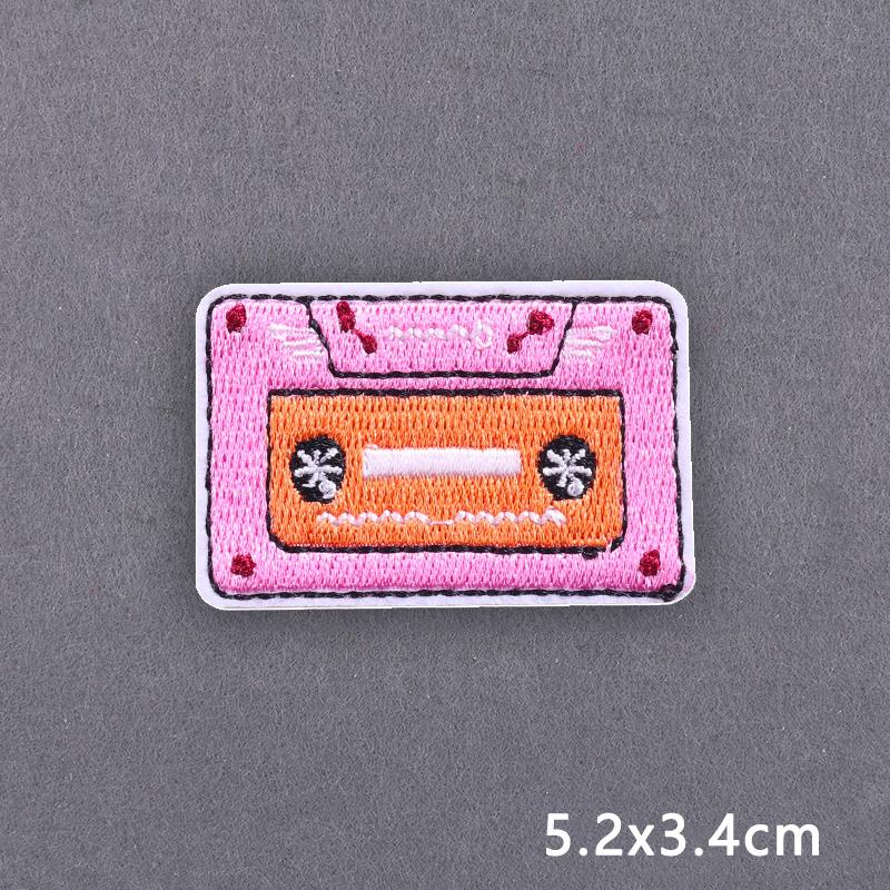 Purple Style Iron On Patch Thermoadhesive Patches For Clothes Anger Baby Girl Embroidery Patch For Hat/T-Shirt Fusible Sewing