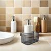 Mesh Metal Hanging Storage Basket Shower Organizer Bedside Dorm Shelf Bunk Bed Shelf Bathroom Storage Rack Sundries