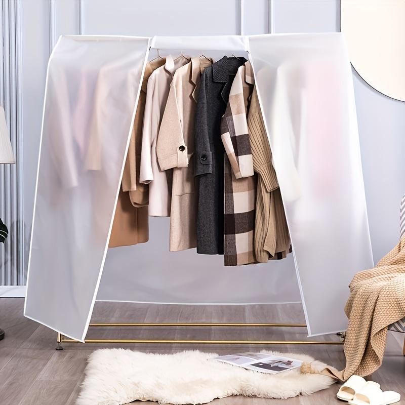 Home Floor Clothes Hanger, Dust Cover, Hanging Down Jacket, Storage Coat Cover, Suit Cover, Clothes Hanging Pocket