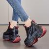 Inner height increase 12 new breathable dad shoes thick-soled mesh small sports and leisure shoes A