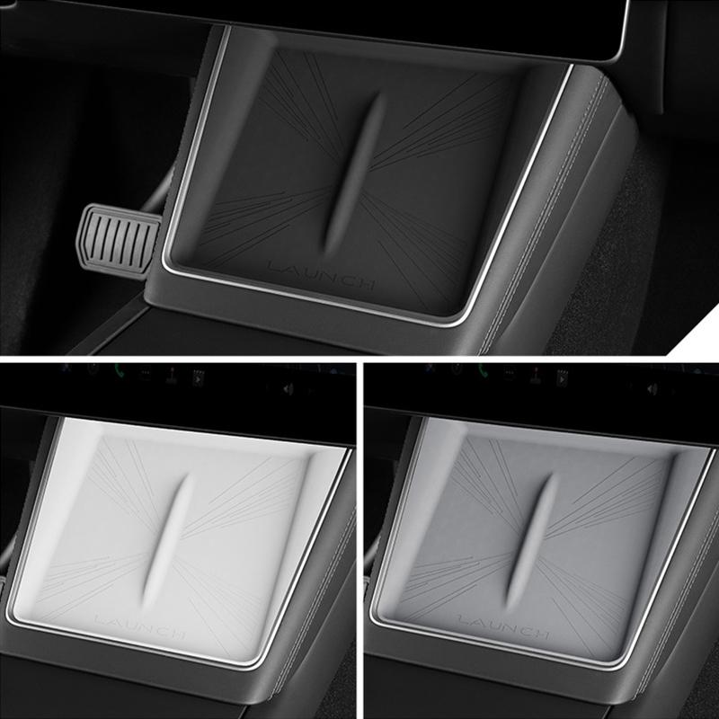 Silicone Wireless Charging Pad For Tesla Model Y Juniper 2025 Launch Anti Fouling Dustproof Decoration Charging Mat