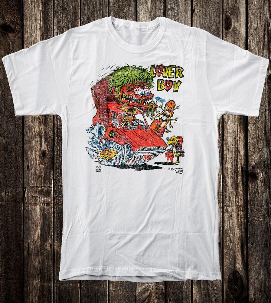 

Retro Hot Rod T Shirt Tee 100% Cotton Ed Big Daddy Roth Lover Boy Impko M