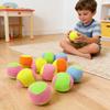 6Pcs Sticky Ball Sensory Toys Soft Throwing Balls for Kids Hand-Eye Coordination Catch Game Parent-Child Gift for Outdoor Play Kindergarten Activities