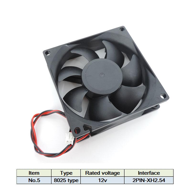 DC 5V 12v 24V 8cm 8010 8015 8025 3pin 4pin xh 2,54 Bezkartáčový chladicí ventilátor 80x25mm Chladič Radiátor 80x10 80*15 Pro PC Case GPU