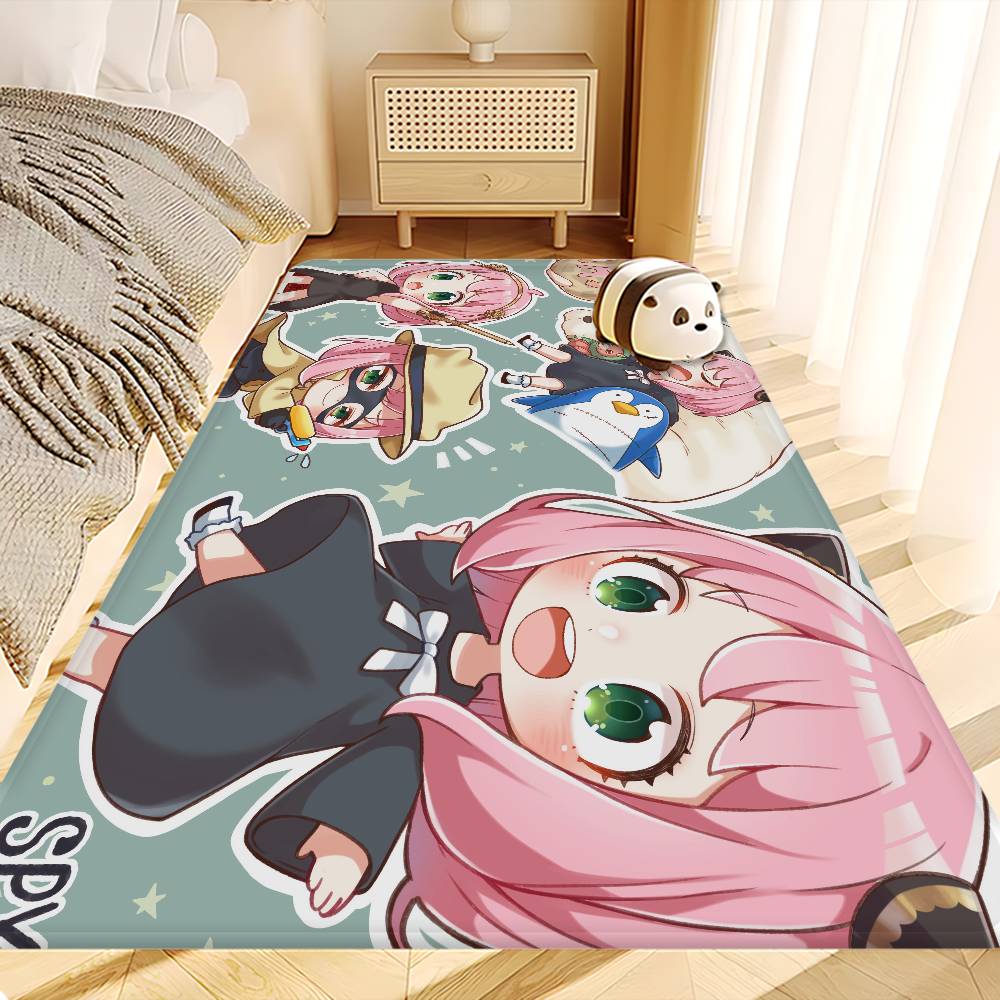 Anime Spy X Family Anya Room Mats Cheaper Anti-slip Modern Living Room Balcony Printed Household Carpets