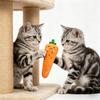 Giocattolo per Gatti Peluche a Forma di Verdura Erba Gatta Giocattolo per lo Svezzamento dei Gattini Forma di Verdura Giocattolo da Masticare per Gatti Allevia la Noia per Gatti da Interno