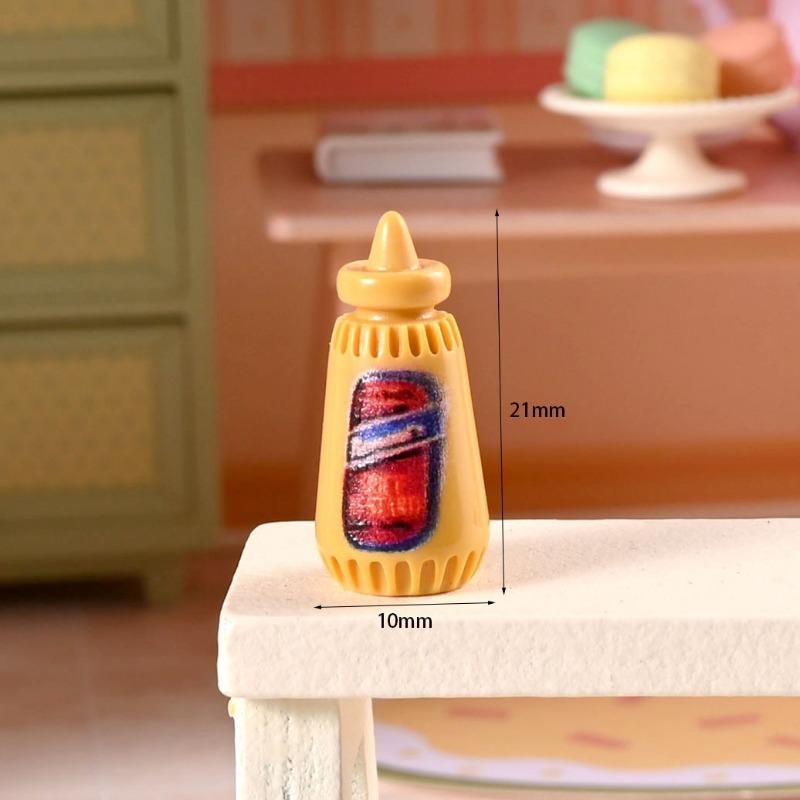 

Кукольный домик Симуляция Медведь Банка джема Кукольный домик Мини Мини Еда Игровой Модель Реквизит для съемки 10pcs