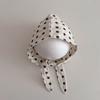 Infant Headwrap Dots Pattern Baby Caps Infant Turban Caps Soft Baby Headwear Perfect for Boy & Girls Aged 0 To 3 Year