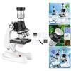 Microscope for Kids Science Experiment Toy up to 100-1200x Magnification Stem Kits with 8 Slides