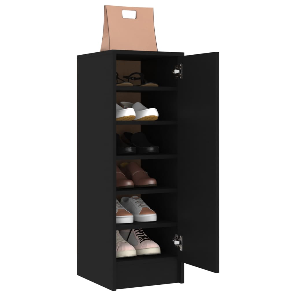 Schuhschrank Mit Tür Im Eingangsbereich, 6-stöckiger Stauschrank, Eckschrank Im Wohnzimmer, 31,5 X 35 X 92 Cm