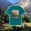 Yosemite National Park Retro Pattern T-shirt 3D Printed California Travel Commemorative Top Outdoor Hiking Mountaineering Camping Short Sleeve Hoodie
