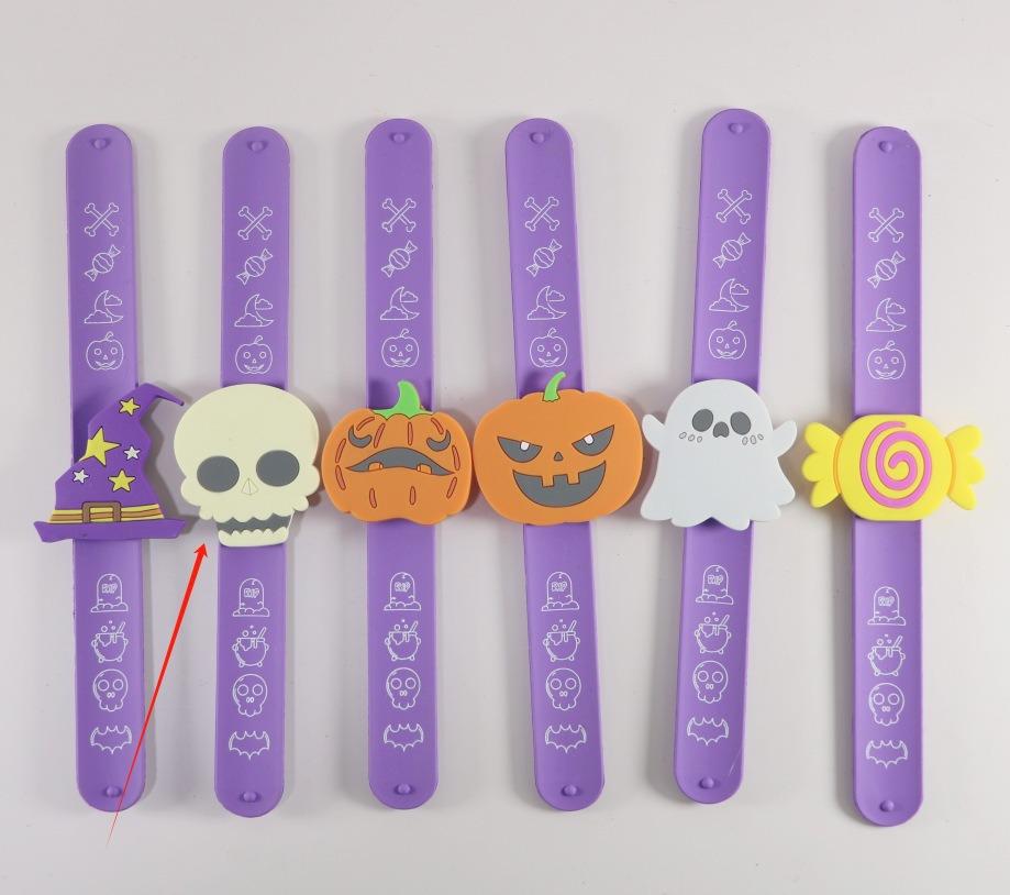 Cartoon Halloween Snap Bracelet for Kids - Creative and Fun Party Decoration