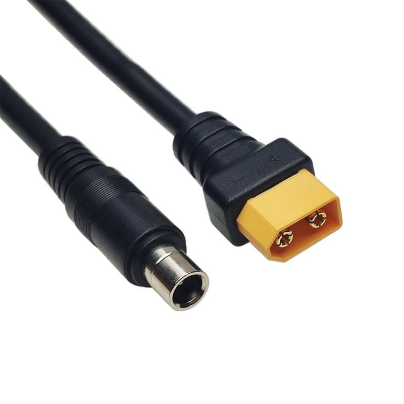 XT60 Male to DC8020 Male Charge Cable 14AWG for Connecting Solar Generators to Electronic Devices 15cm