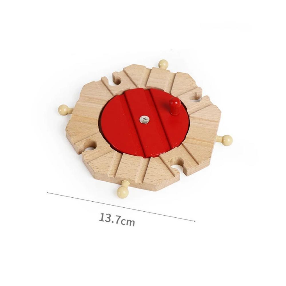 New Wooden Train Track Adapter Rail Building Block Connector Compatible All Brand Wood Railway Wooden Train Track Accessories