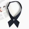 Cravate rayée style écolier pour enfants avec nœud pour mode décontractée Printemps
