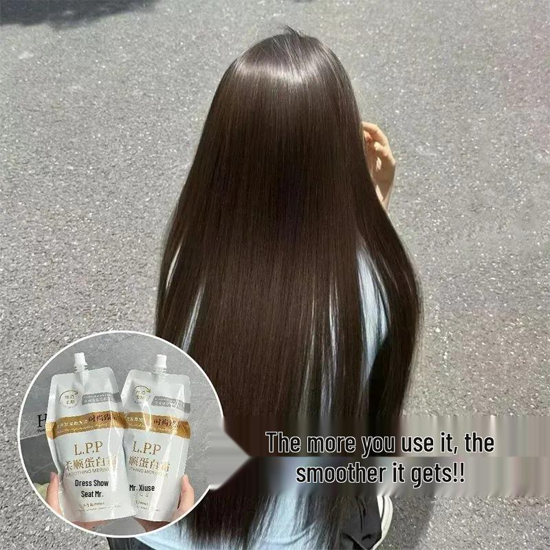 La Crema Proteica di Su Xiu Chen migliora i capelli secchi e ruvidi idratando, nutrendo, lisciando e riparando.