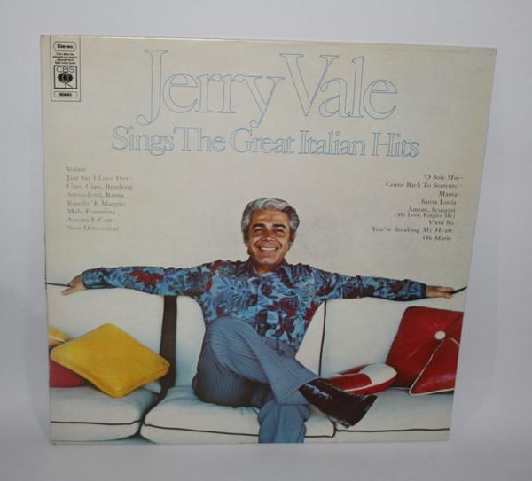 

LP Record JERRY VALE - Sings The Great Italian Hits S80685 CBS 1972 UK Pop Used