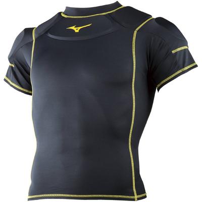 Mizuno Protetores de Ombro para Rugby para Treino e Clube Tamanho Japonês XL para Tamanho Japonês Protetores, Atividades, R2MH8001, Preto, (equivalente XL)