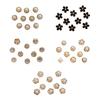 Skin Friendly Pearls Button Clasp for Clothing Adjustment Decorative Formal Wear Accessory