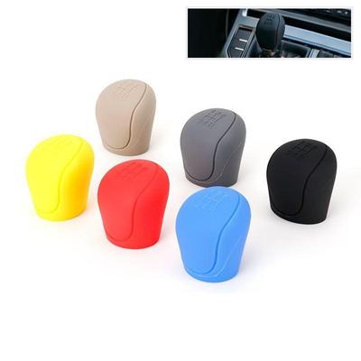 Universal Decoration Auto Accessories Silicone Case Gear Head Shift Collars Shift Knob Grips Cover Shift Lever Silicone Cover