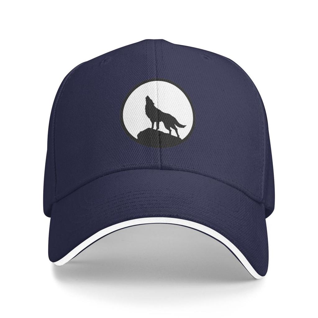 Wolf Howl Of A Wolf Baseball Caps Snapback Baseball Hats Breathable Casual Casquette Outdoor Unisex