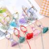 2Pcs Gradient Colorful Tassels DIY Pendant Crafts Clothing Decorative Curtain Bag Sewing Accessories Keychain Hanging Ornament