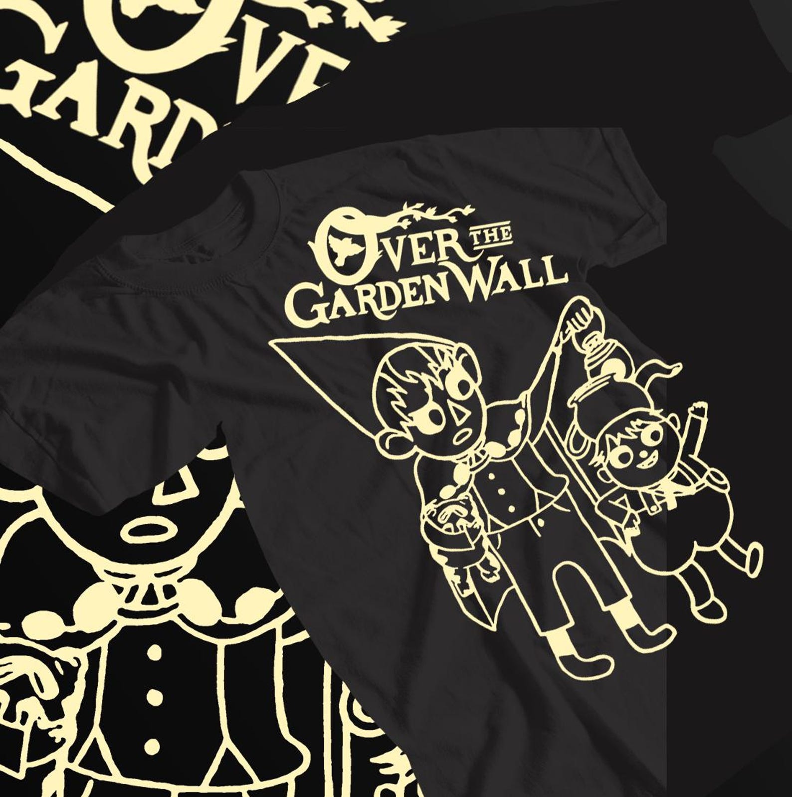 Unisex Over Garden Wall Greg and Wirt T-Shirt, Cartoon Shirt L
