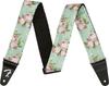 Instrument Strap Floral Surf Made in Canada [Fender] Strap, Green, 2"