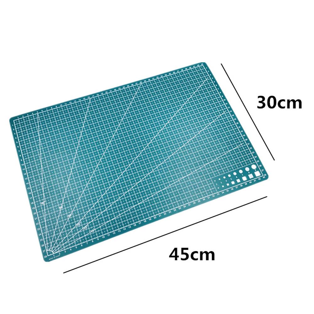 Extra Large Cutting Board Non-Slip Workbench Mat with Measurement Grid Ideal for Sewing Leather Engraving and Fabric Cutting