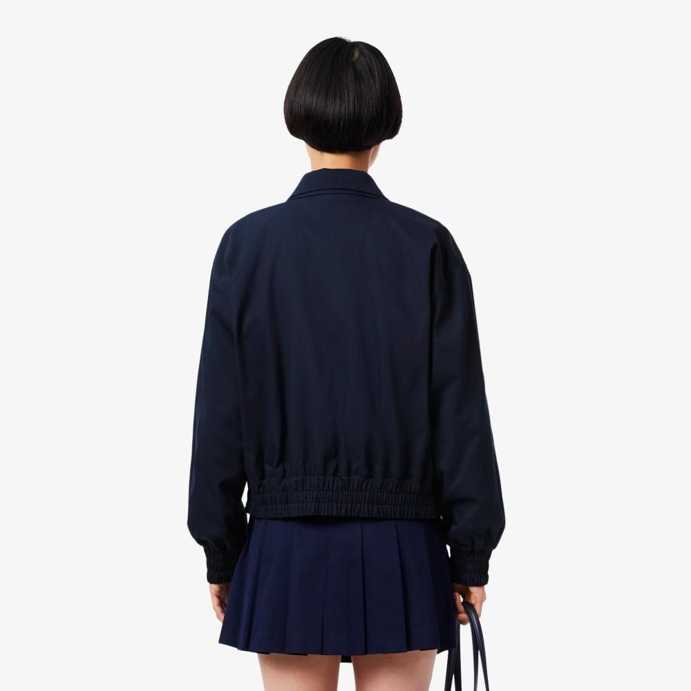 [lacoste] Women's Relaxed Fit Gabardine Coach Jacket BF8412-55N166