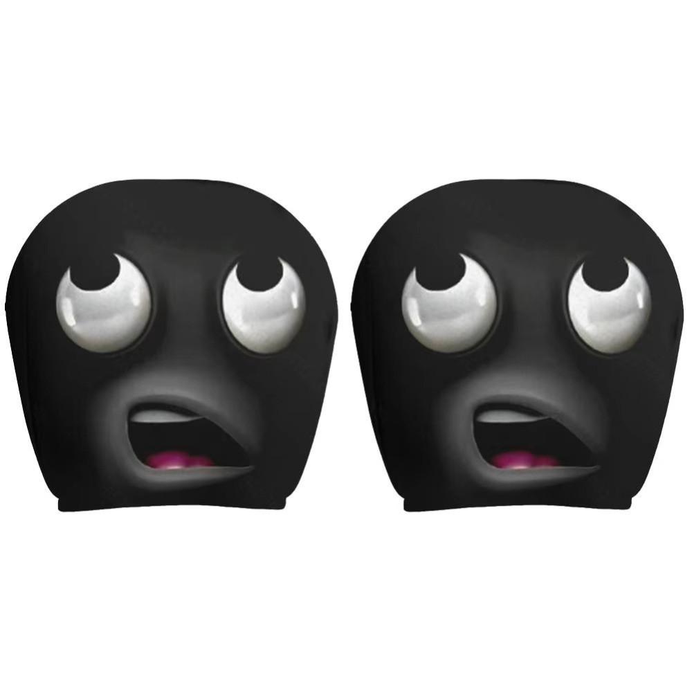 1 Τεμάχιο Μαύρο Κάλυμμα Προσκέφαλου Αυτοκινήτου με Μοτίβο Κρανίου Αναπνεύσιμο Κάλυμμα Προσκέφαλου Καθίσματος Αυτοκινήτου Μαξιλαροθήκη Αυτοκινήτου Απόκριες