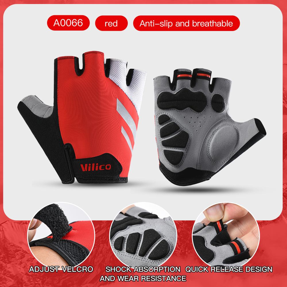 Half Finger Bike Gloves Mtb Road Spring Summer Breathable Shorts Bicycle Gloves Men Women Gel Padded Cycling Gloves