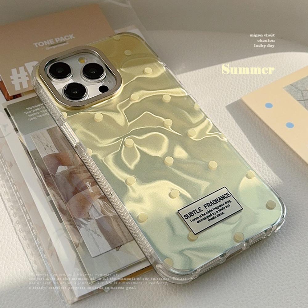 Gelbe Punkte Hülle für iPhone 17 iPhone 17 Pro Max