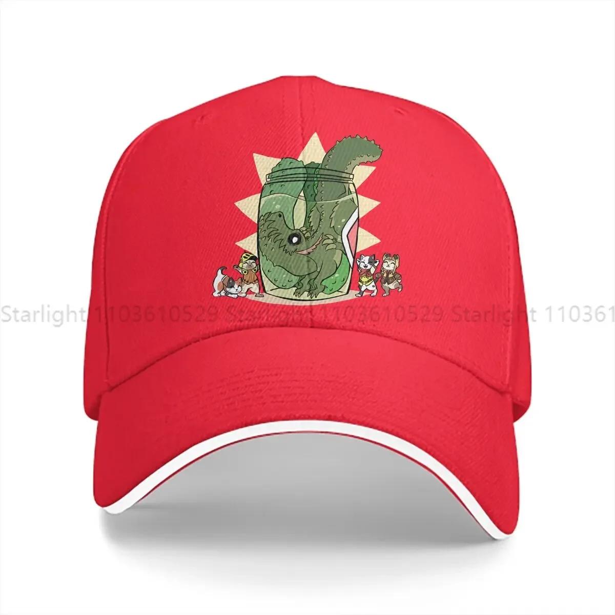 

Washed Unisexs Baseball Cap Pickle Trucker Snapback Caps Dad Hat World Hunter Golf Hats One Size
