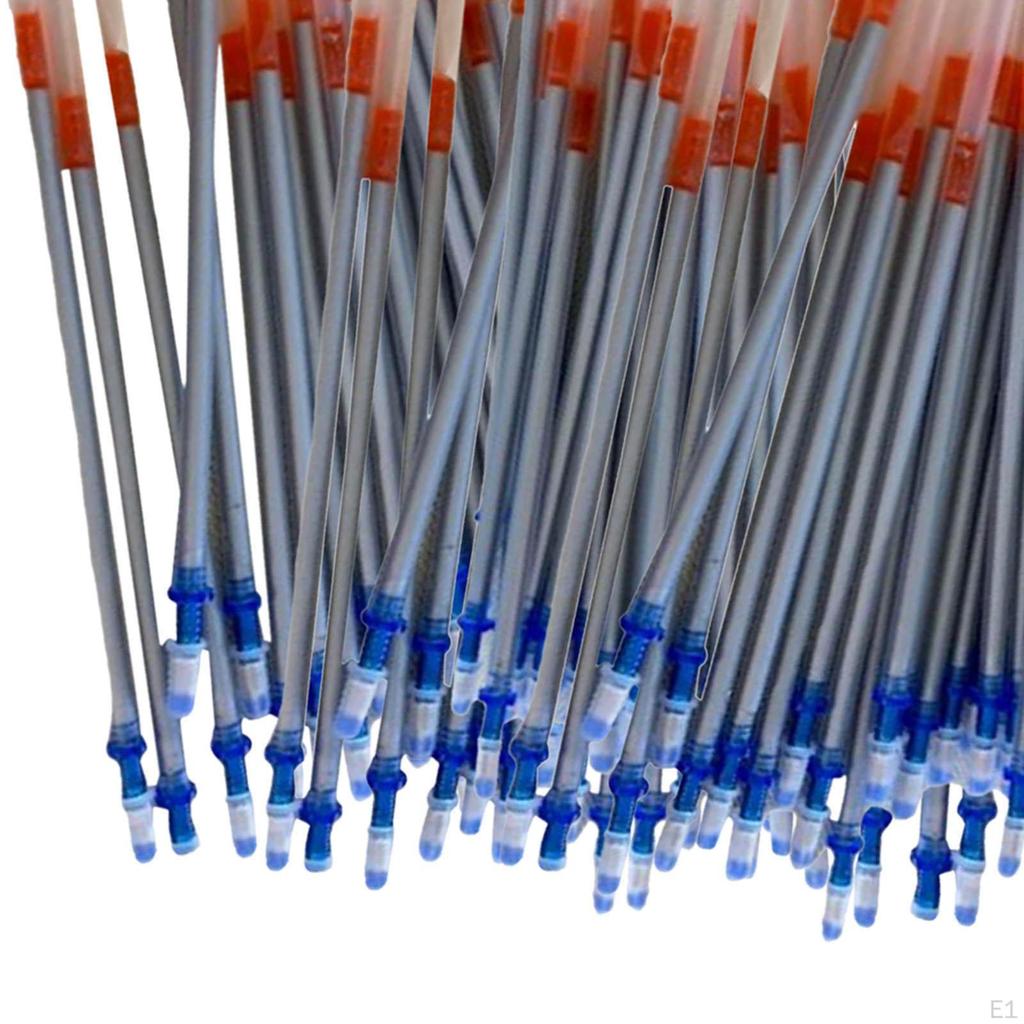 100-teilige silberne Ledermarkierungsstift-Nachfüllung für Stoffschneiden, Lederhandwerkszubehör