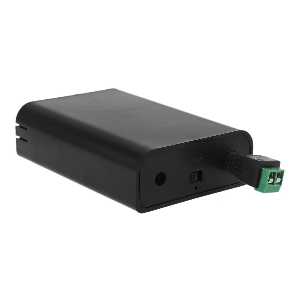 12V Lithium ion Battery Pack for LED Strip, CCTV Camera USB Dual Output External Battery Power Bank