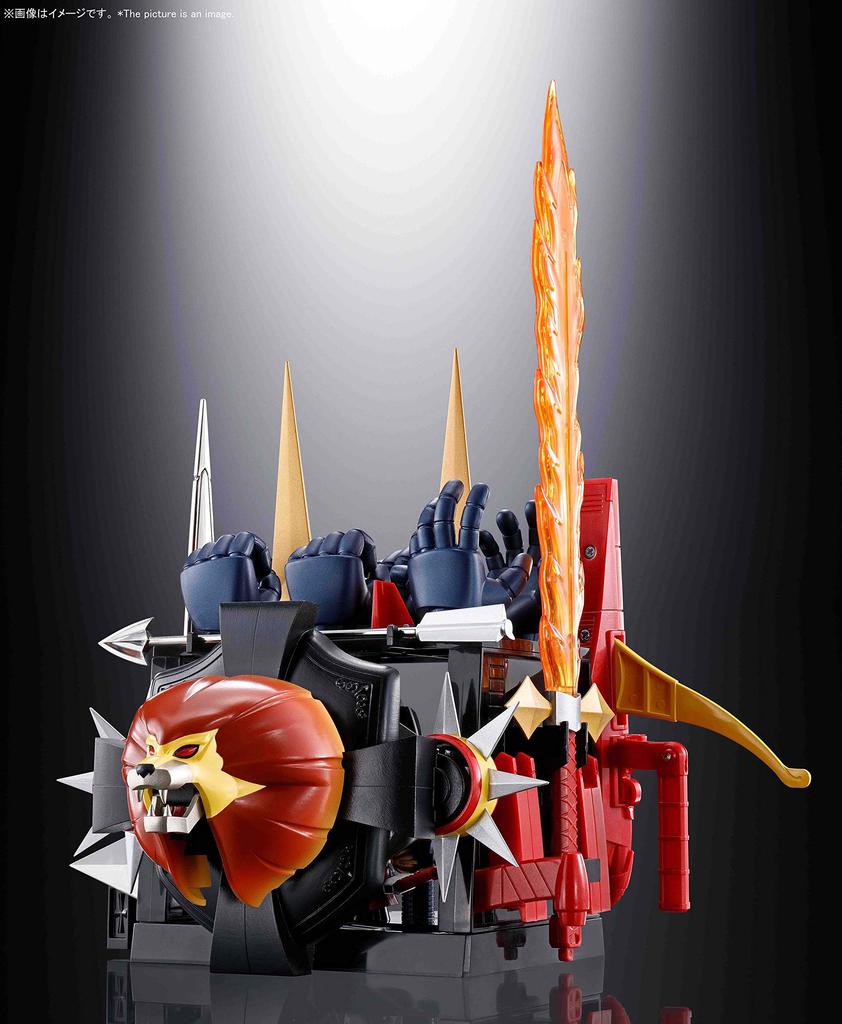 TAMASHII NATIONS Chogokin Damashii Robô do Futuro Daltanius 270mm ABS PVC Figura de Ação Pintada GX-59R Aprox.. Fundido & &