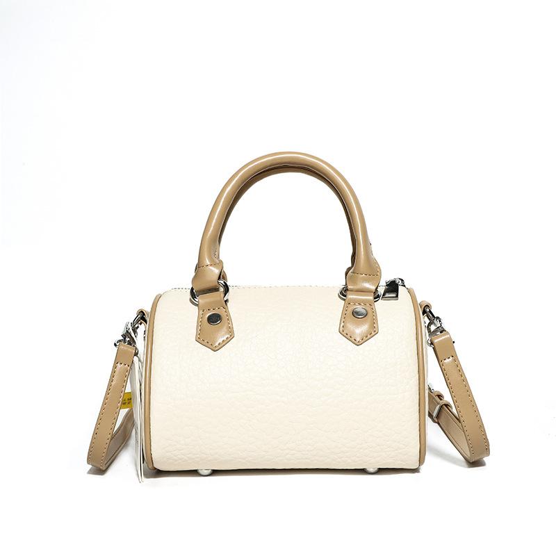 

First layer cowhide women s bag new trendy fashion shoulder messenger bag genuine leather handbag білий