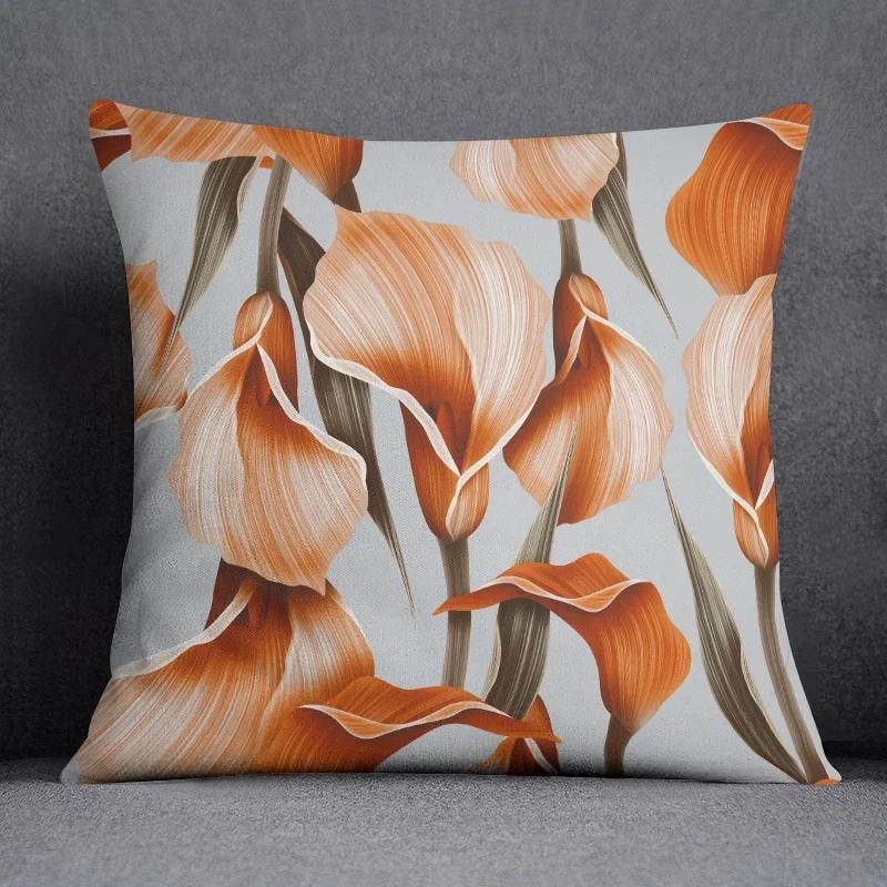 Colorfulpattern Tropical Flower Series Pillow Decoration Pillow Bedroom Sofa Car Cushion Cover Pillow Case