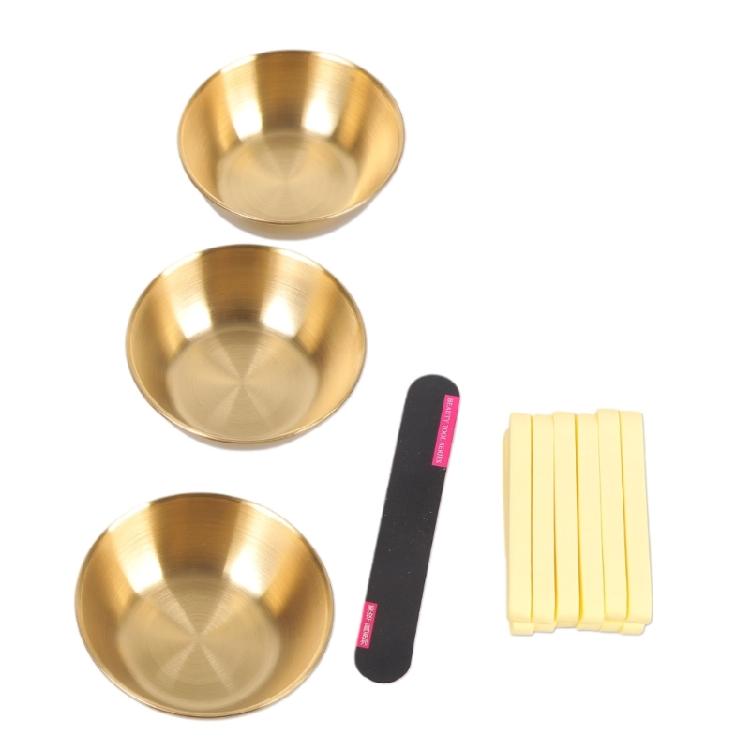 29 Pezzi Forniture per Estetista 3 Ciotole Miscelazione Oro Acciaio Inossidabile Forniture per Estetista 6 Strumenti Rimozione Punti Neri