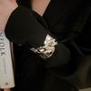 Euro-American Metal Open Armlet Bangle: Trendy Dual-Use Bracelet with Influencer Style