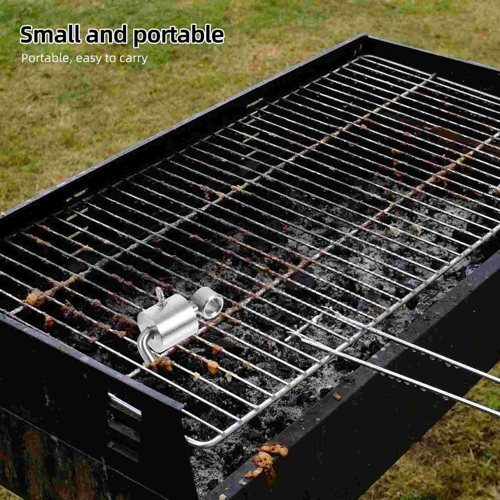 Barbecue Grill Spießgewichte Grillplatte Elektrischer Stab Edelstahl Stopp Rotisserie Gleichgewicht