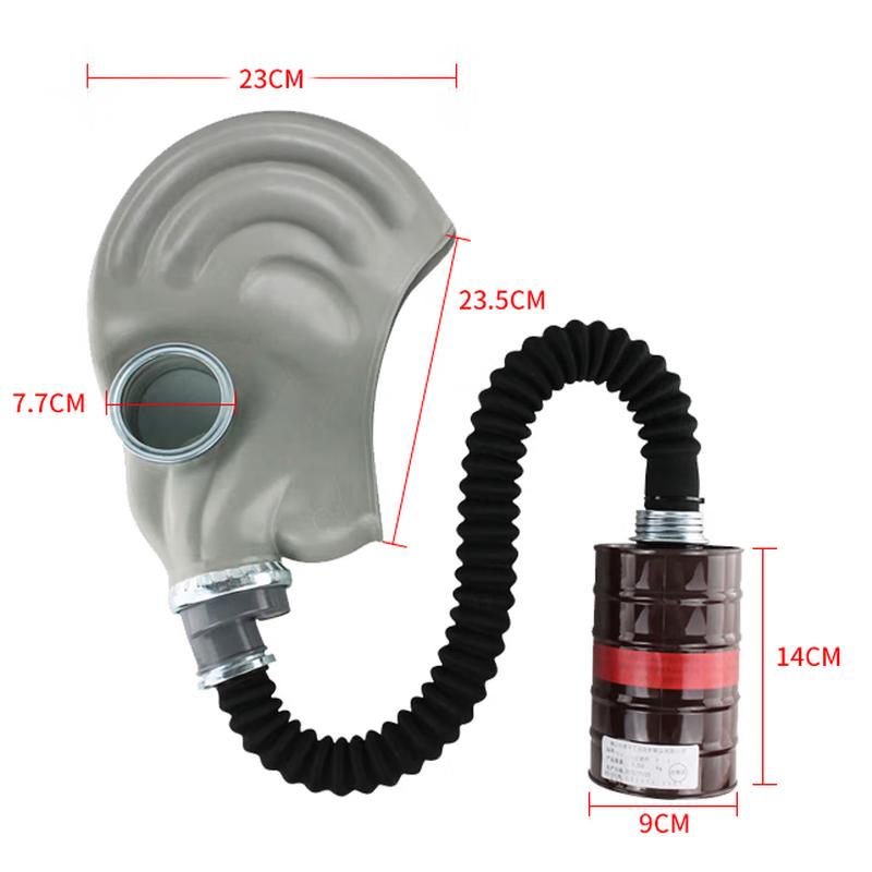 Huli Shield MF1 Full-Face Chemical Respirator Mask