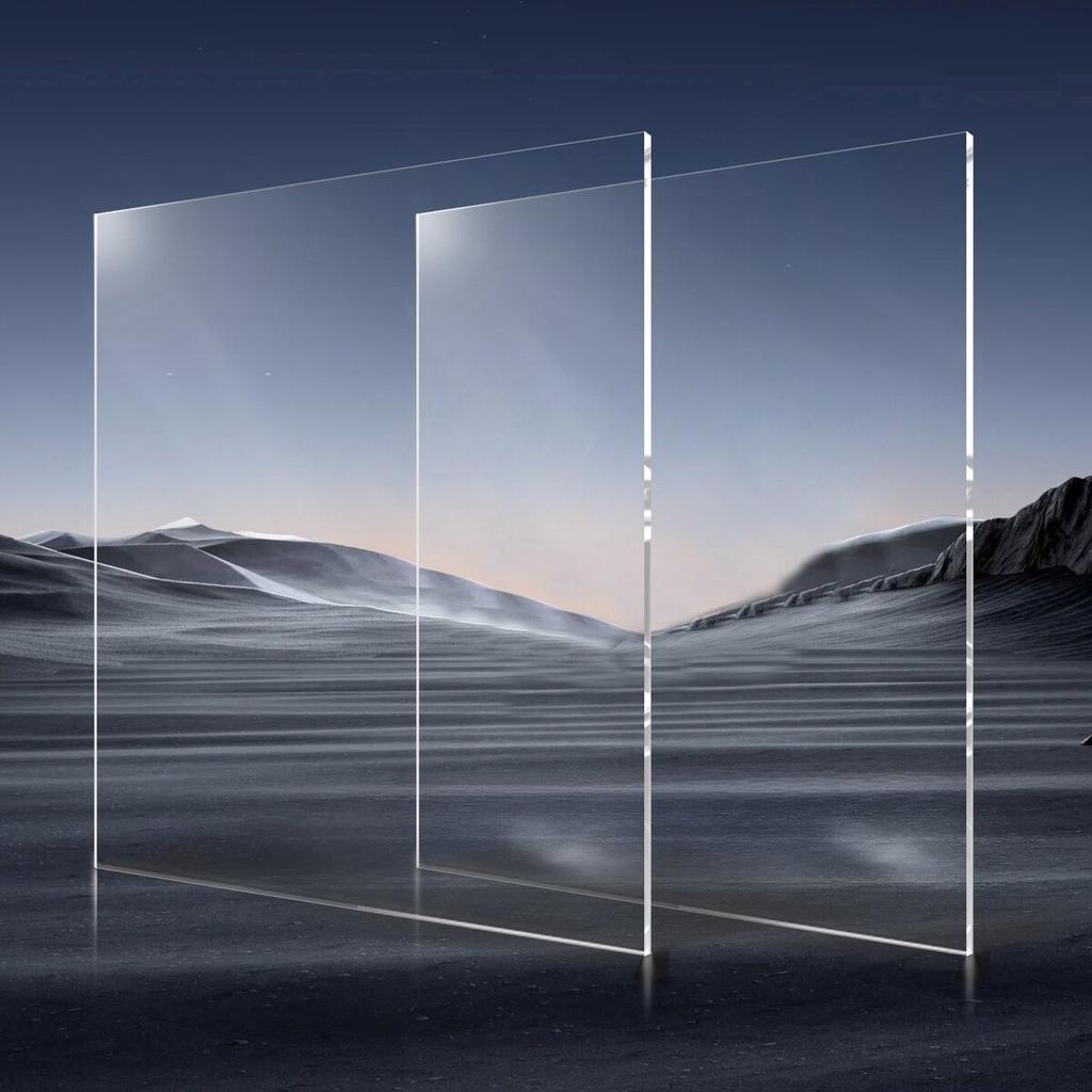 2-Pack Plexiglass Acrylic Sheets 24 X 36 Inch Plastic Sheets 1/4 In Thick