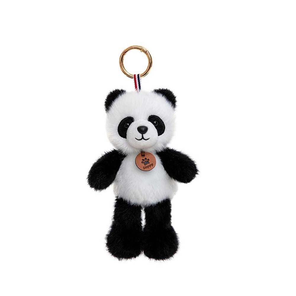 Polyester Cat Dog Pendant Bee Monkey Key Chain Creative Plush Animal Key Ring  Students