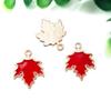 32er-Pack Thanksgiving Ahornblatt Kleine Anhänger für DIY Schmuck und Kunsthandwerk